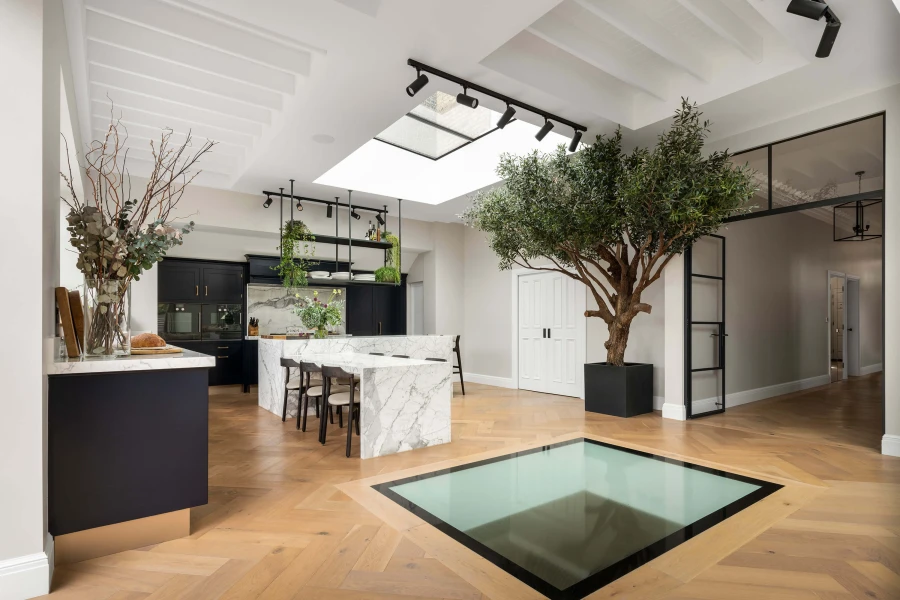 Planter in private residence