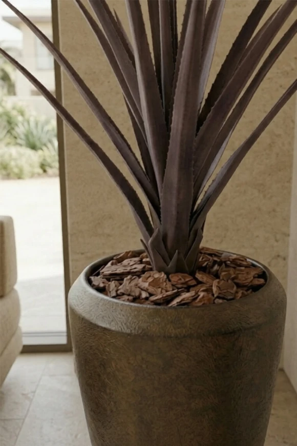 Artificial Screw Pine in Mocha Tall Earle Pot - 130cm