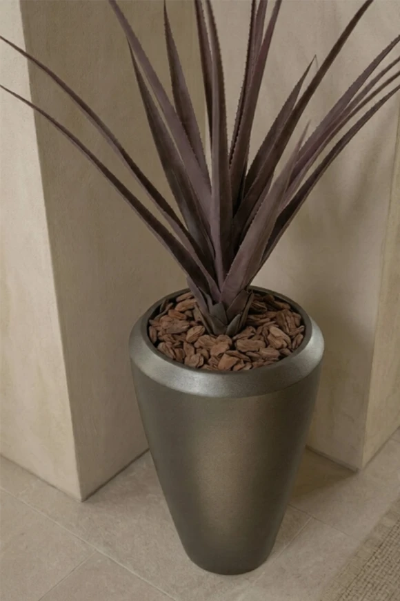 Artificial Screw Pine in Slate Tall Earle Pot - 130cm