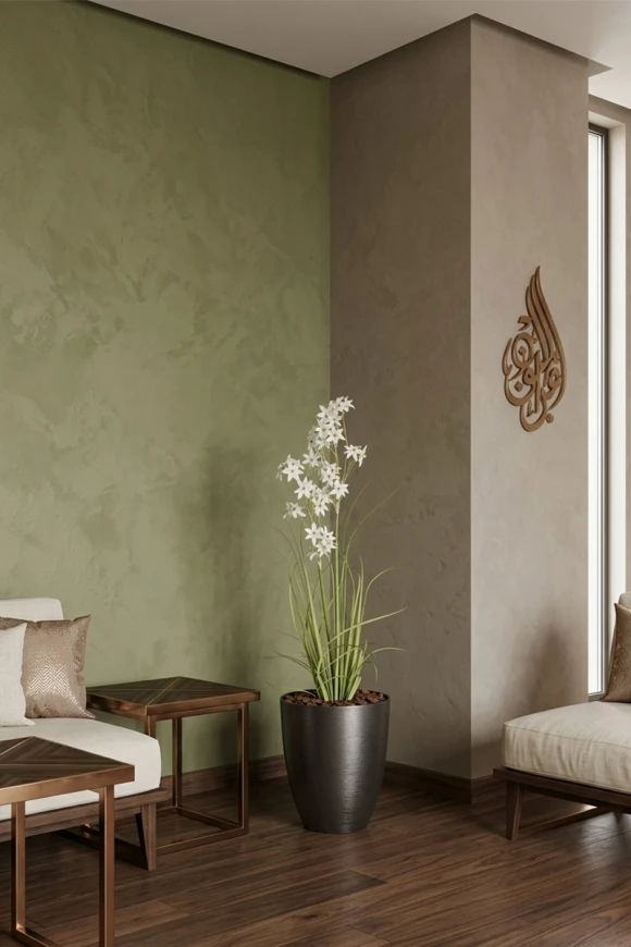 Artificial Allium Grass in Charcoal Buxley Pot - 130cm