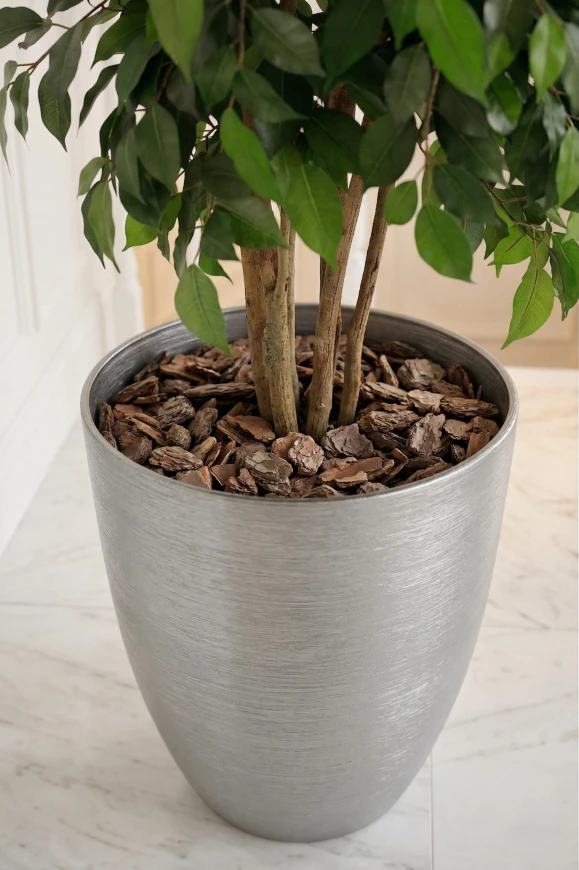 Artificial Ficus Double Ball in Silver Buxley - 185cm