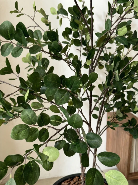 Artificial Pistacia Tree in Black Easington Pot - 130cm