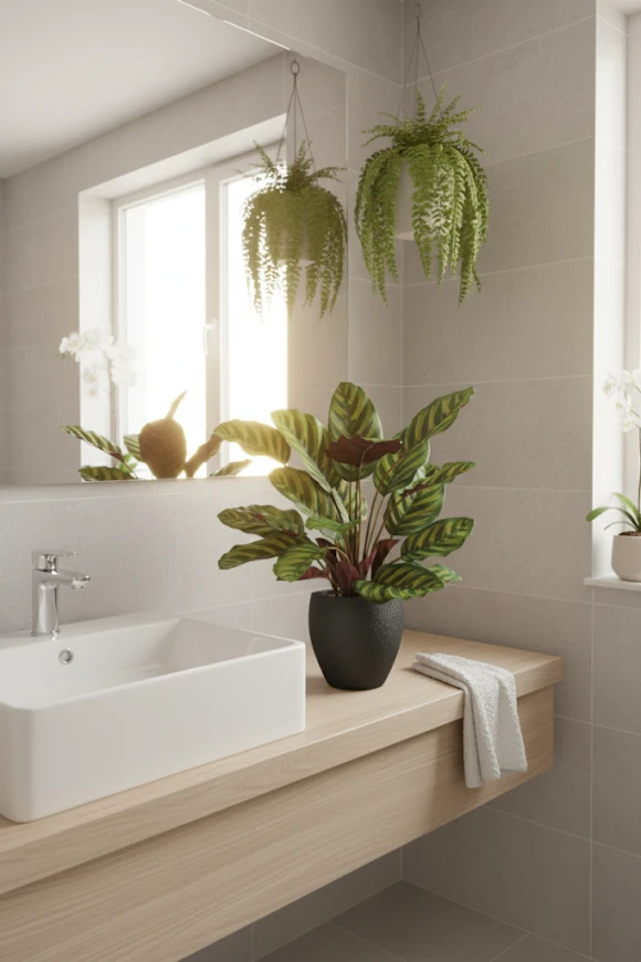 Image of Calathea Roseopicta in Easington Pot - 70cm