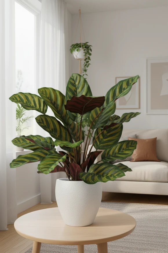 Image of Calathea Roseopicta in Easington Pot - 70cm