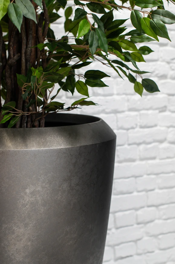 Image of Earl Dumpy Pot, Slate - Small