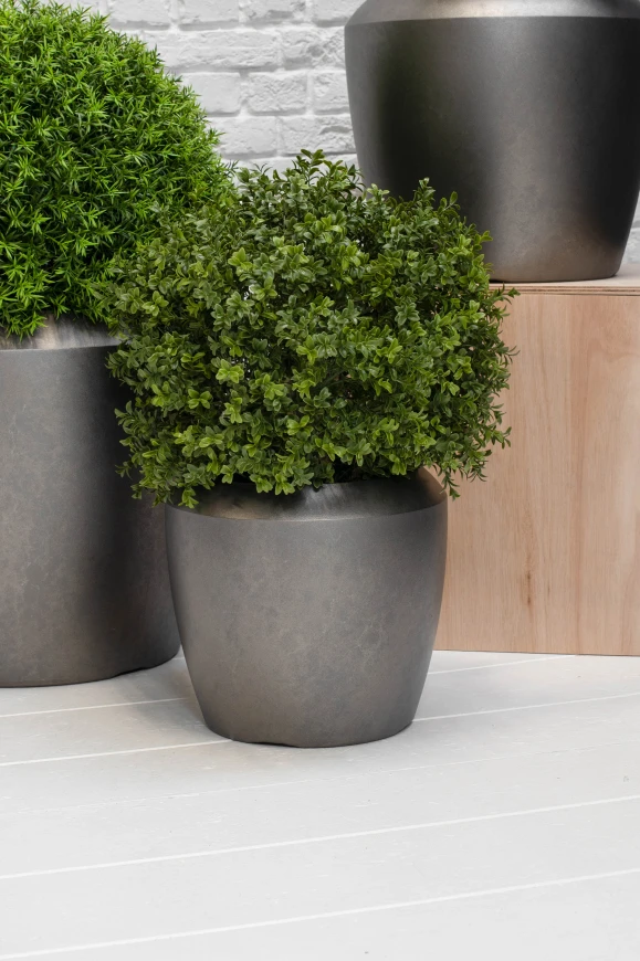 Image of Earl Dumpy Pot, Slate - Small