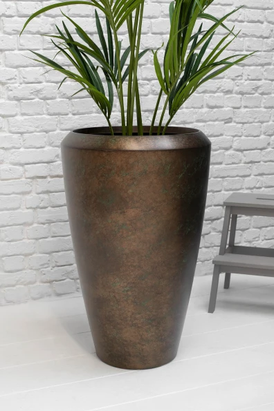 Tall Earle Dumpy Pot, Mocha - Large