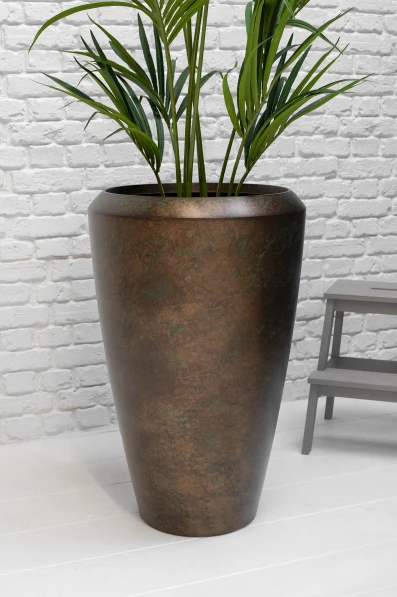 Tall Earle Dumpy Pot, Mocha - Large