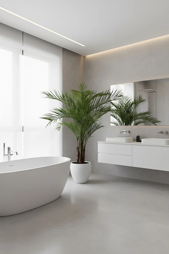 Image of Artificial Areca Palm in Pot - 210cm