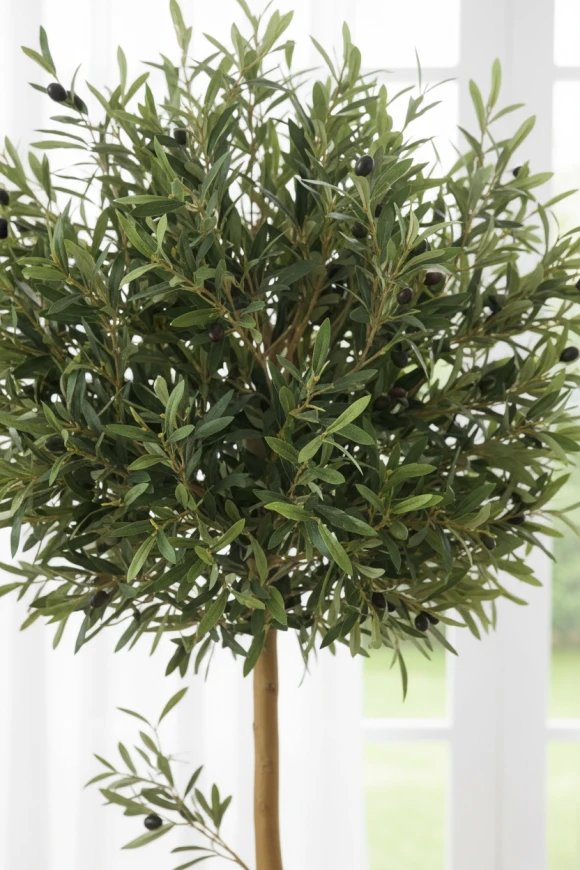 Image of Olive Ball Tree in Earle Dumpy Pot - 150cm