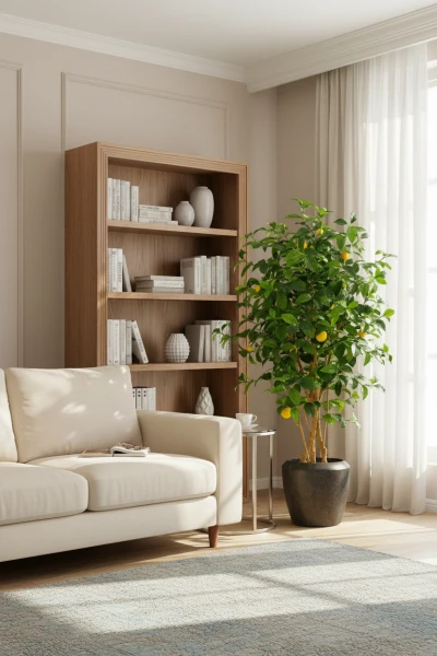 Image of Lemon Tree in Earle Dumpy Pot - 150cm