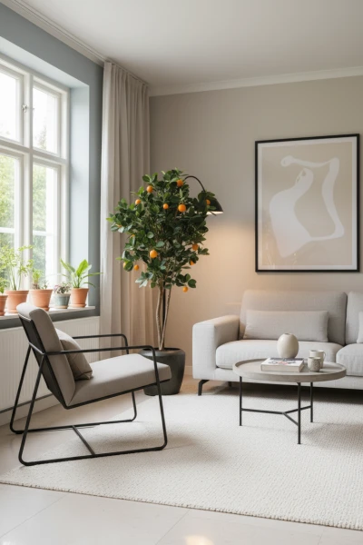 Artificial Orange Tree in Earle Dumpy Pot - 150cm