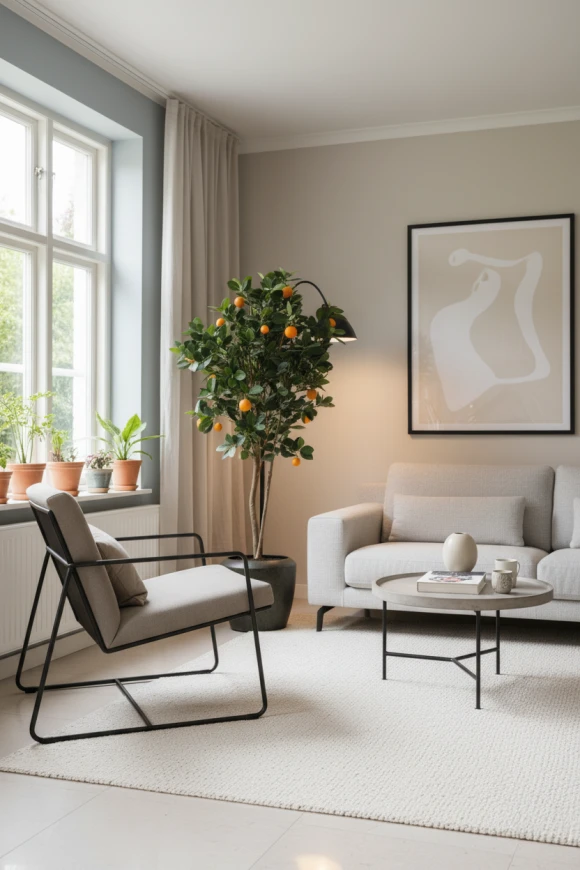 Image of Orange Tree in Earle Dumpy Pot - 150cm