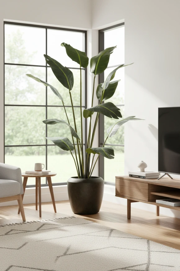 Image of Bird of Paradise in Earle Dumpy Pot - 180cm