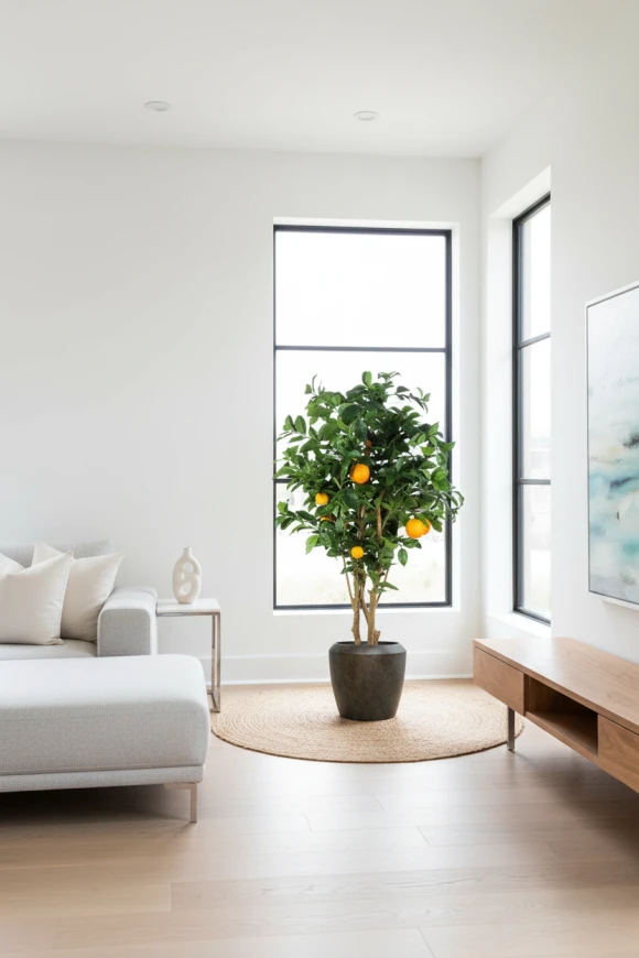 Image of Orange Tree in Earle Dumpy Pot - 150cm