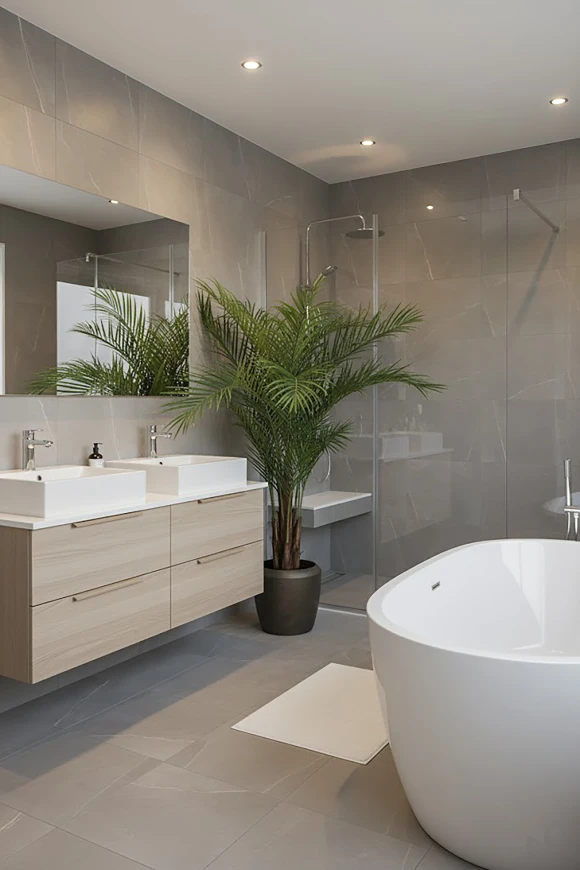 Image of Artificial Areca Palm in Earle Dumpy Pot - 210cm