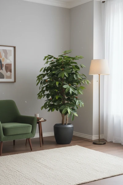 Artificial Coffee Tree in Earle Dumpy Pot - 150cm