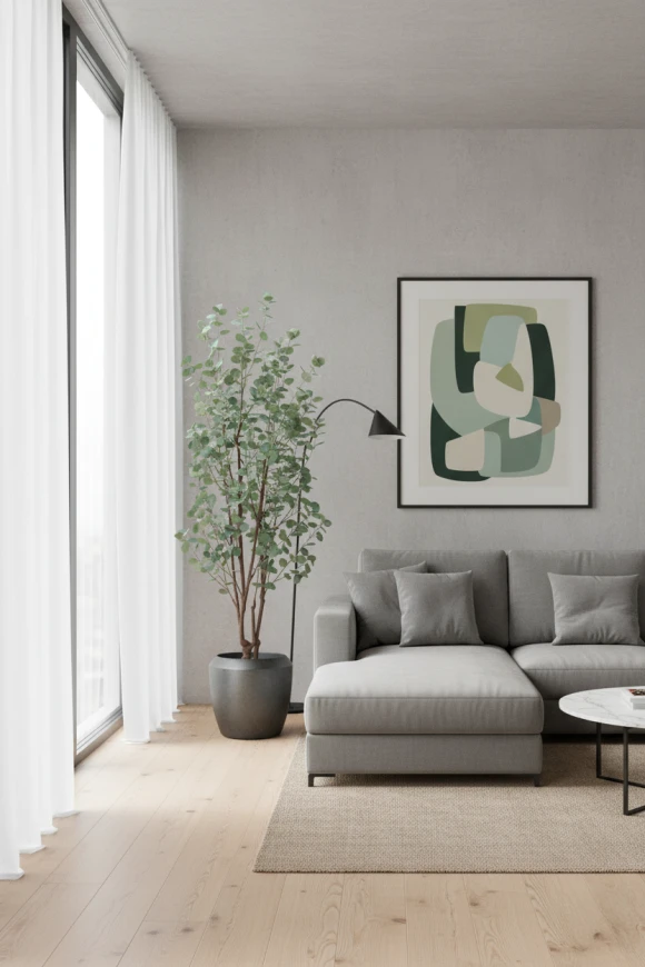 Image of Eucalyptus Tree in Earle Dumpy Pot - 240cm