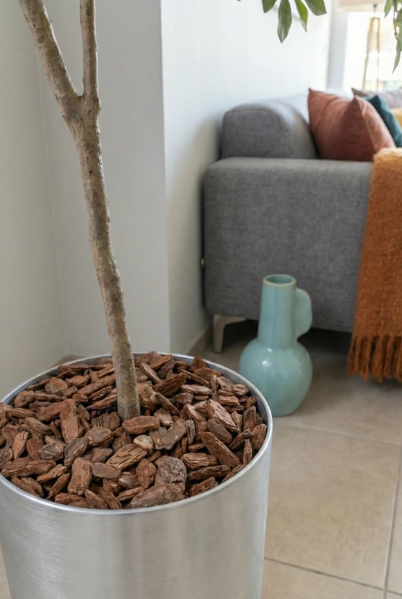 Elm Tree in Silver Buxley Pot - 240cm