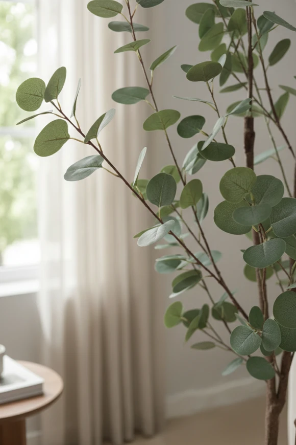 Eucalyptus Tree in Silver Buxley Pot - 180cm