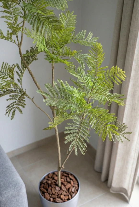 Jacaranda Tree in Silver Buxley Pot - 180cm