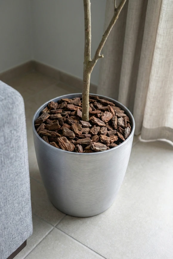 Jacaranda Tree in Silver Buxley Pot - 180cm