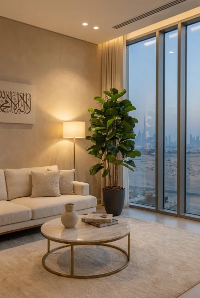 Artificial Fiddle Tree in Charcoal Buxley Pot - 150cm