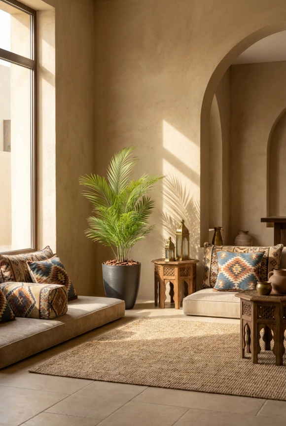 Artificial Areca Palm in Charcoal Buxley Pot - 120cm