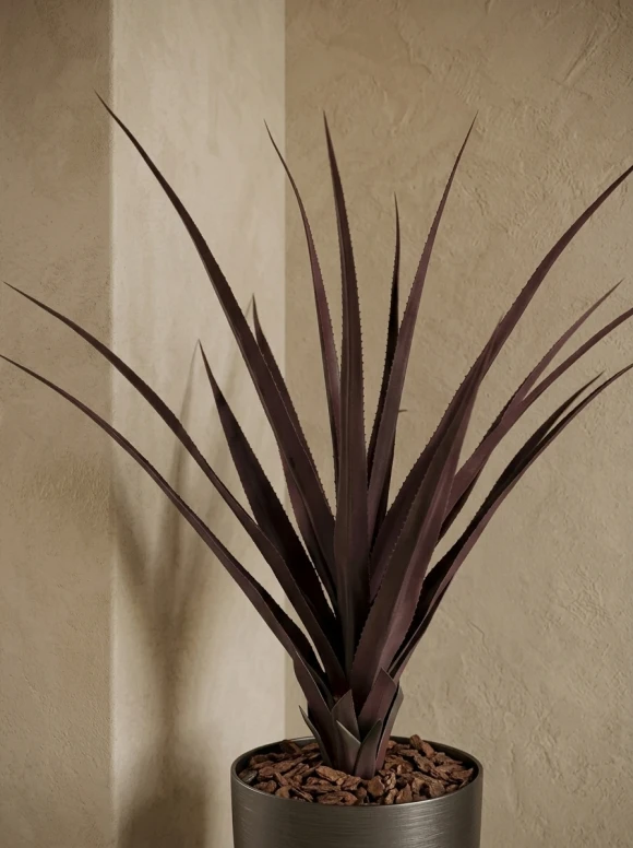 Artificial Screw Pine in Charcoal Buxley Pot - 110cm