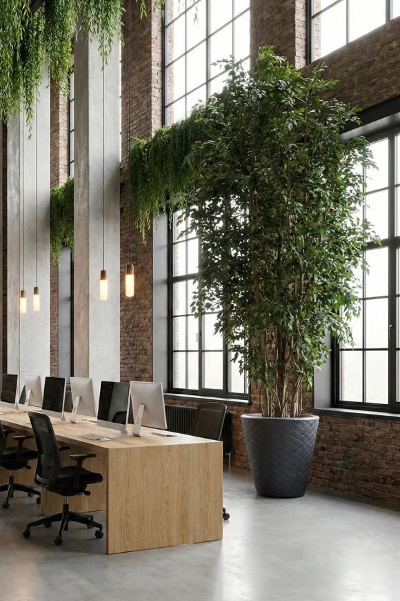 Image of Artificial Ficus Natasja on Natural Multi Stems - 450cm