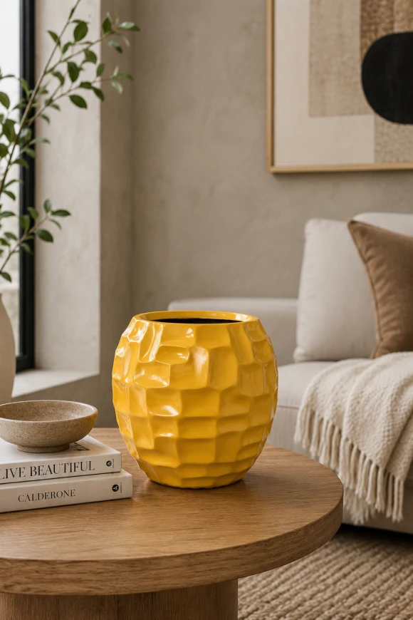 Image of V-Pot Mosaic Ball A Gld 25x25x25cm