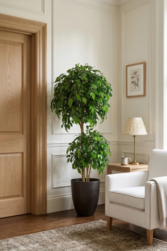 Artificial Ficus Double Ball in Charcoal Buxley - 185cm