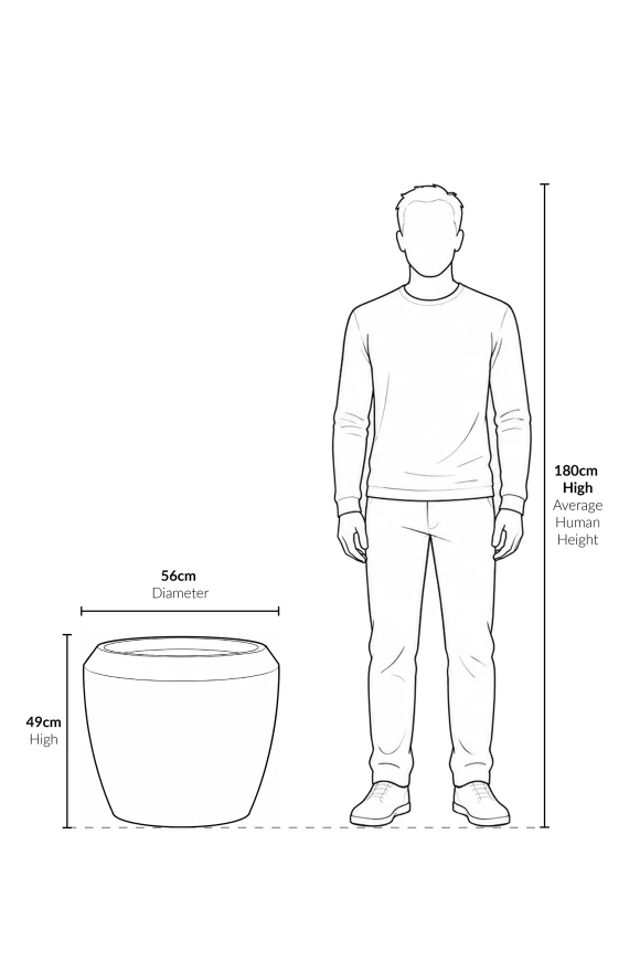 Image of Earle Dumpy Pot, Mocha - Large