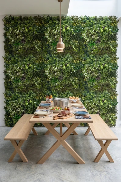 Melrose Artificial Green Wall Panel - 100cm x 100cm