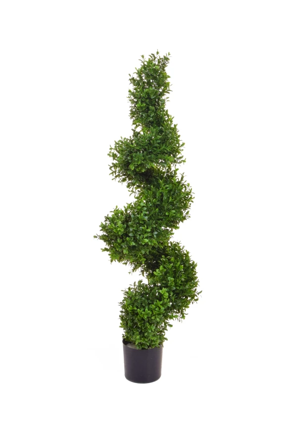 Image of Artificial Buxus Spiral - 90cm