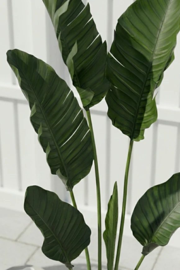 Outdoor Artificial Traveller Palm in Easington Pot - 195cm