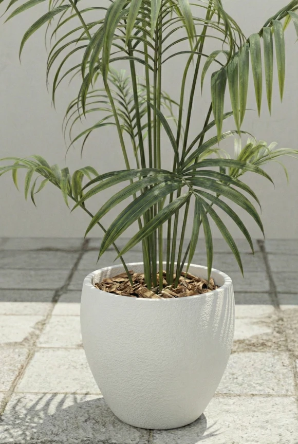 Image of Outdoor Artificial Kentia Palm in Easington Pot - 230cm