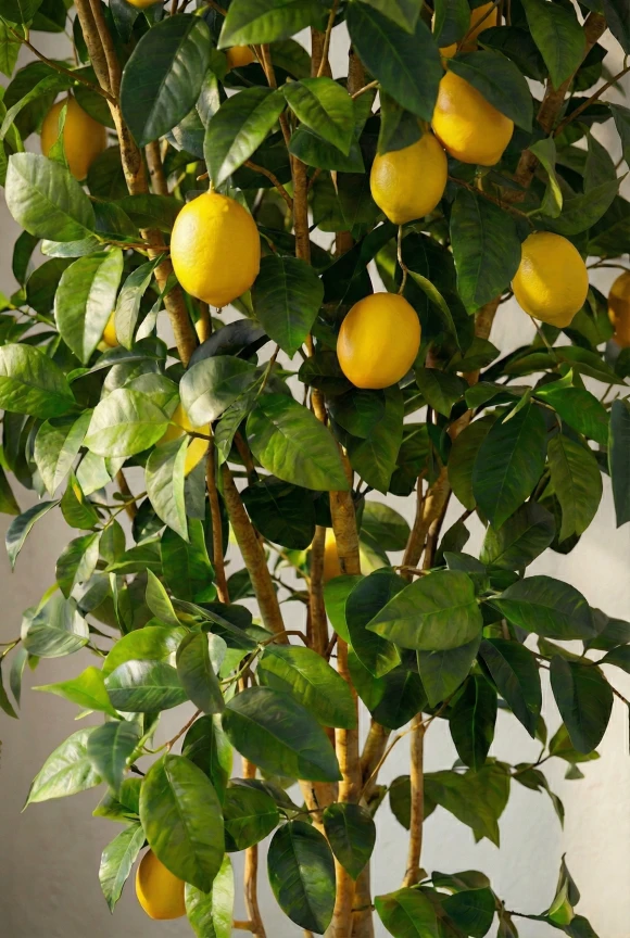 Artificial Lemon Tree in Slate Earle Dumpy Pot - 150cm