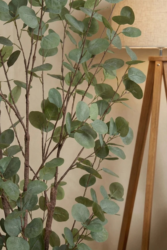 Artificial Eucalyptus Tree in Mocha Earle Dumpy - 180cm