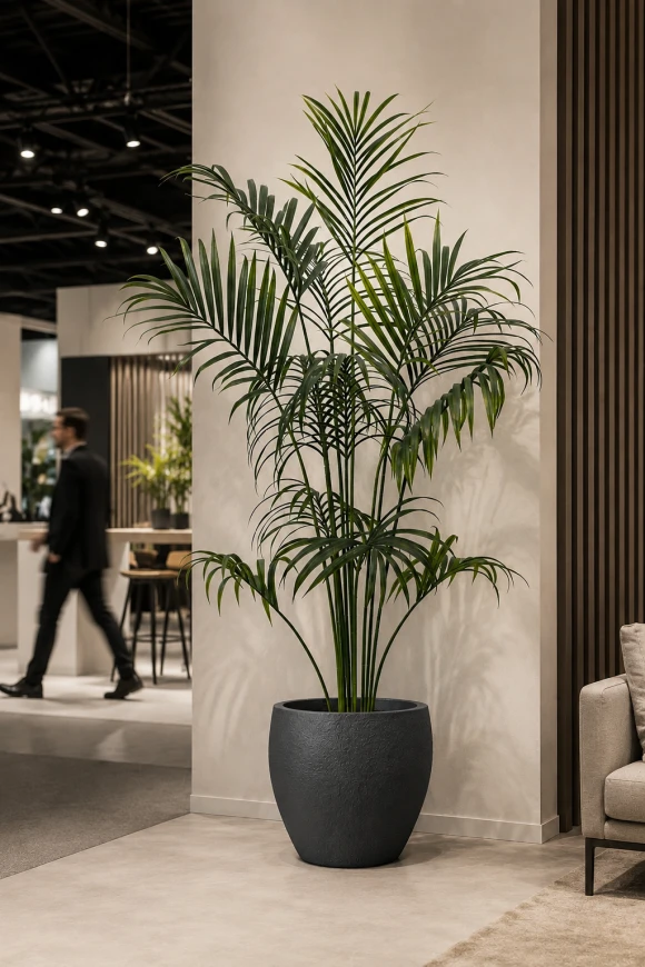 Image of UV Colourfast  Artificial Kentia Palm in Easington Pot - 230cm