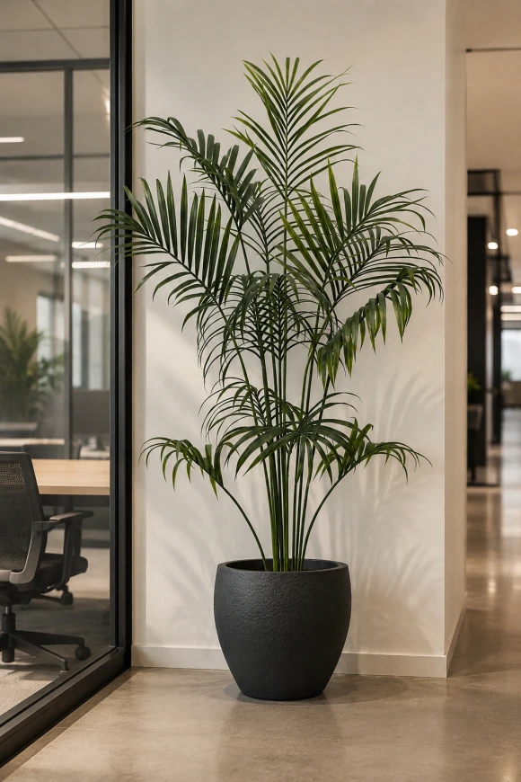 Image of UV Colourfast  Artificial Kentia Palm in Easington Pot - 230cm