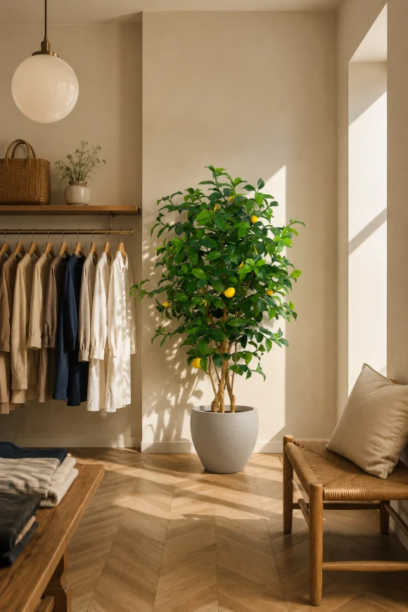 Image of Artificial Lemon Tree in Easington Pot - 150cm