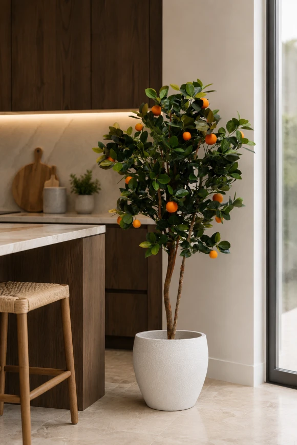 Image of Artificial Orange Tree in Easington Pot - 150cm