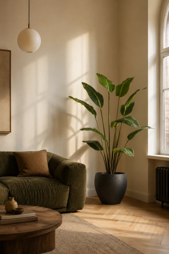 Image of Artificial Bird of Paradise in Easington Pot - 180cm