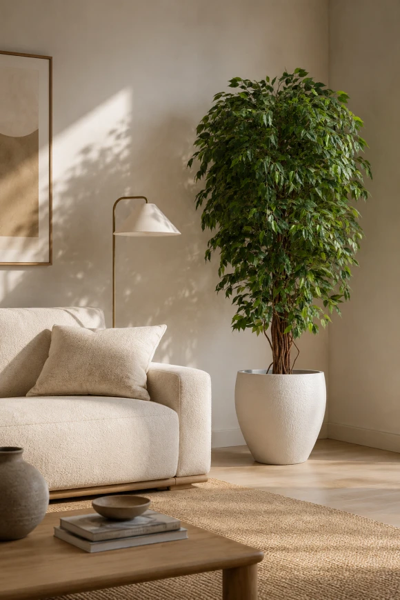 Image of Artificial Ficus Liana in Easington Pot - 180cm
