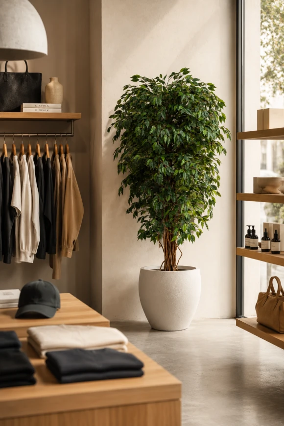 Image of Artificial Ficus Liana in Easington Pot - 180cm