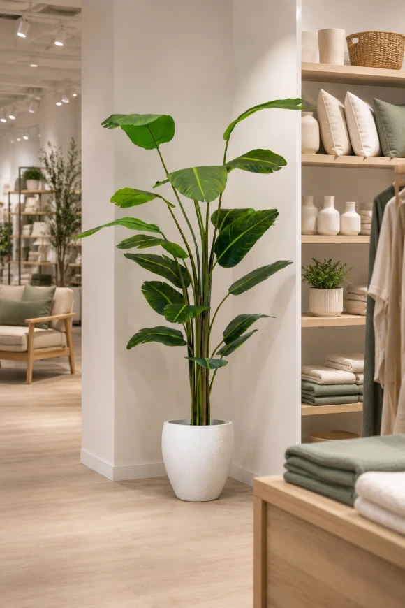 Image of Artificial Bird of Paradise in Easington Pot - 240cm