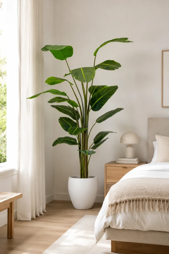Image of Artificial Bird of Paradise in Easington Pot - 240cm
