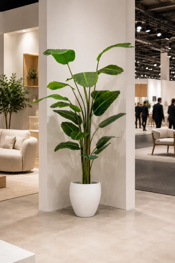 Image of Artificial Bird of Paradise in Easington Pot - 240cm