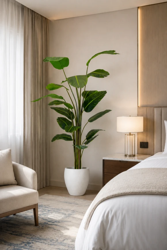 Image of Artificial Bird of Paradise in Easington Pot - 240cm
